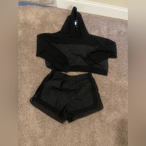 2 piece shorts and jacket